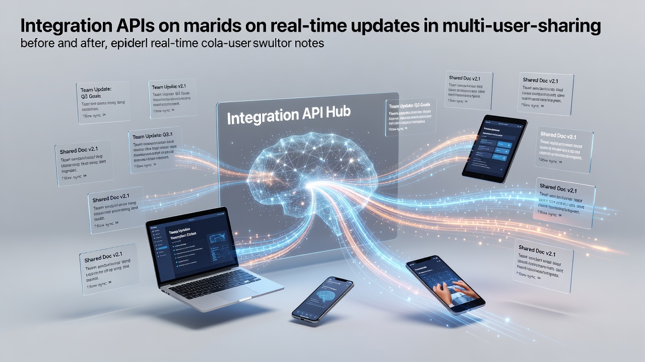How Integration APIs Affect Real-Time Updates in Multi-User Note Sharing Environments